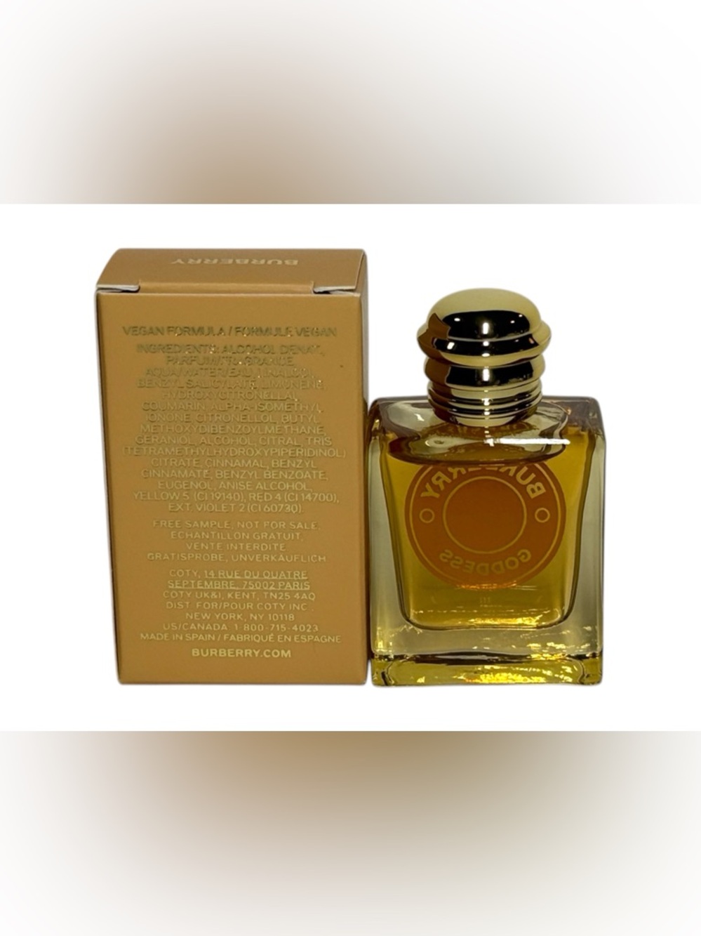 NEW 5 Pc Burberry Discovery Kit - Goddess, Goddess Intense, Hero & Storage Bag - Picture 6 of 15